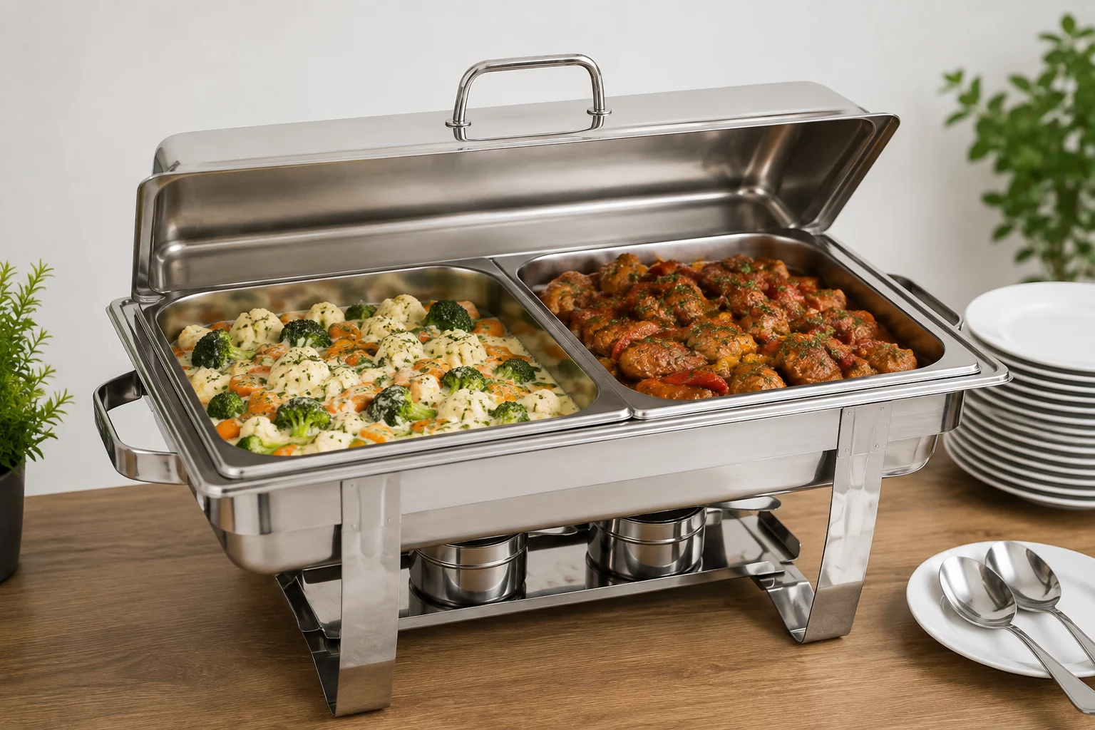 Beitragsbild von: "Chafing Dish in Hamburg mieten – Speisen einfach und zuverlässig warmhalten"
